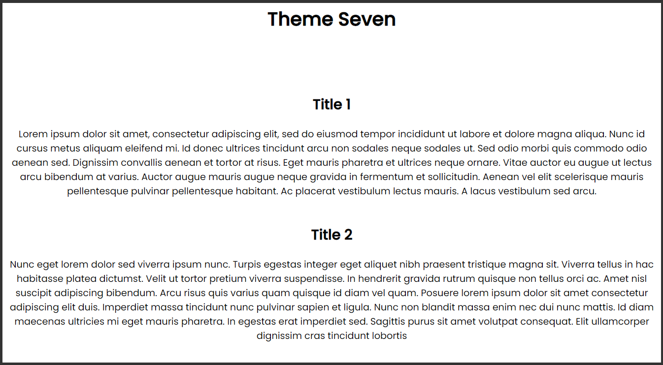 website design